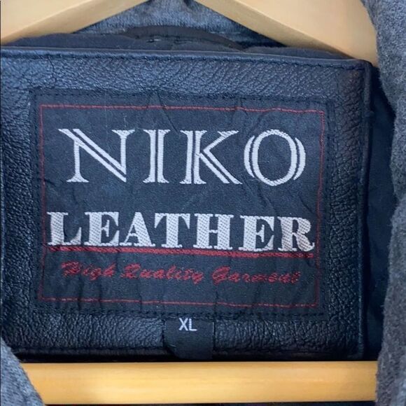 Niko Genuine Leather Moto Jacket High Quality XL - Picture 9 of 10